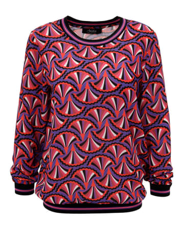 Aniston Blouse paars/zwart