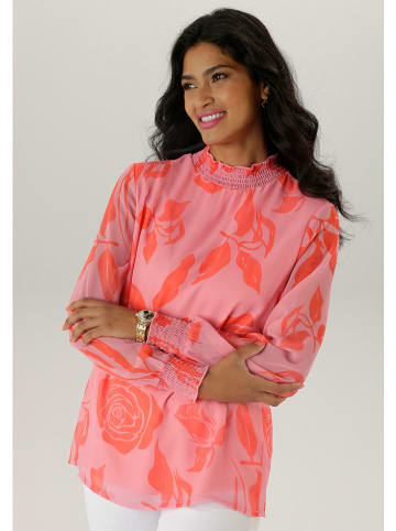 Aniston Bluse in Rosa/ Rot