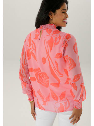 Aniston Bluse in Rosa/ Rot