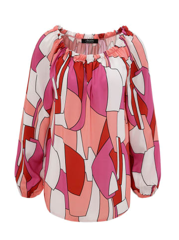 Aniston Bluse in Pink/ Rosa/ Weiß