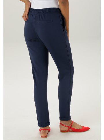 Aniston Sweatbroek donkerblauw
