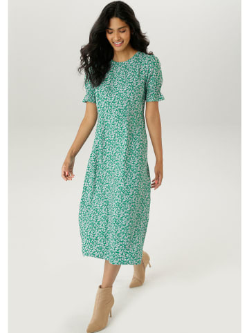 Aniston Jurk turquoise/wit