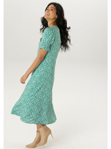 Aniston Jurk turquoise/wit