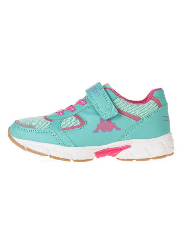 Kappa Sneakers in Türkis/ Pink