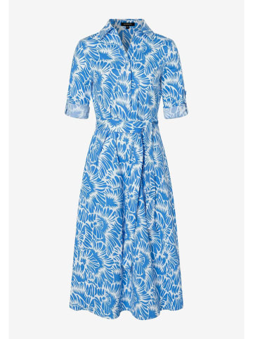 More & More Jurk blauw/wit