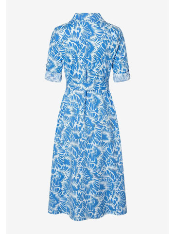 More & More Jurk blauw/wit