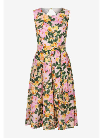 More & More Kleid in Grün/ Rosa