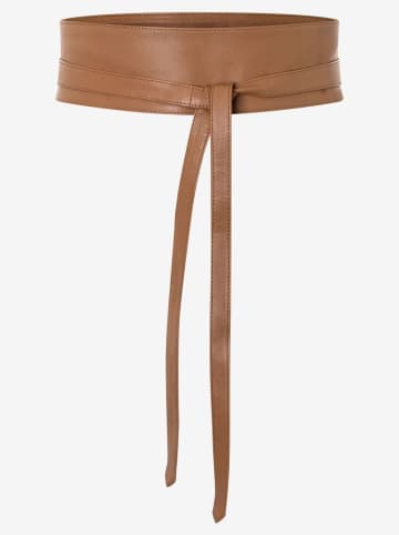 More & More Leder-Gürtel in Camel