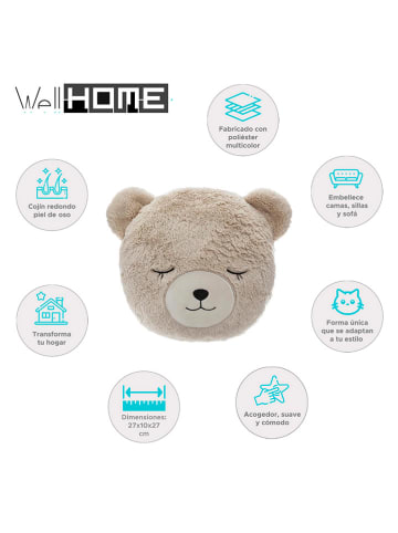WellHome for Kids Kussen beige - Ø 27 cm