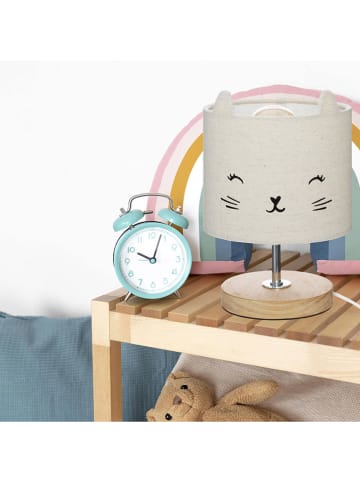 WellHome for Kids Lampa stołowa w kolorze białym - wys. 21 x Ø 15 cm