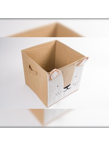 WellHome for Kids Aufbewahrungsbox in Beige - (B)30 x (H)29 x (T)29 cm