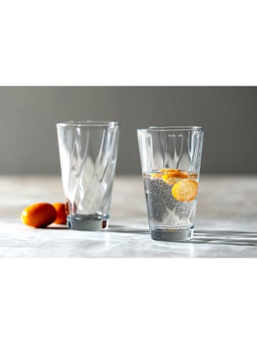 LEONARDO 6-delige set: glazen "Twist" - 300 ml