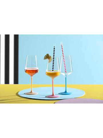 LEONARDO 5-delige set: rietjes "Brera" meerkleurig - (L)20,5 cm