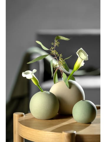 LEONARDO Vase ''Bolla'' in Grün - (H)7 x Ø 7,7 cm