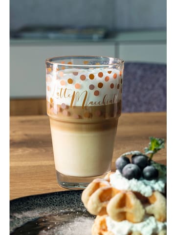 LEONARDO 6er-Set: Gläser ''Latte'' in Braun - 410 ml
