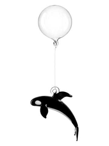 LEONARDO Pływająca dekoracja "Orca" w kolorze czarnym - dł. 15 cm