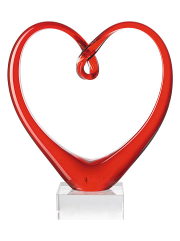LEONARDO Dekofigur ''Heart'' in Rot - (B)21 x (H)24 cm