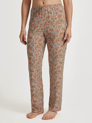 Calida Pyjama-Hose in Creme/ Rosa/ Rot