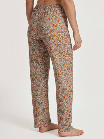 Calida Pyjama-Hose in Creme/ Rosa/ Rot