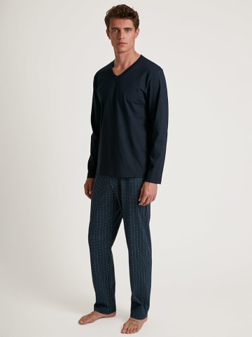 Calida Pyjama in Dunkelblau