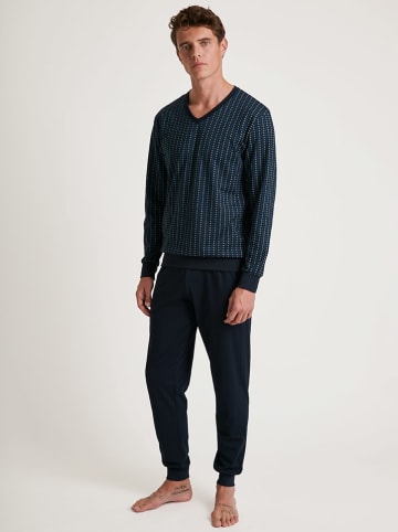 Calida Pyjama in Dunkelblau