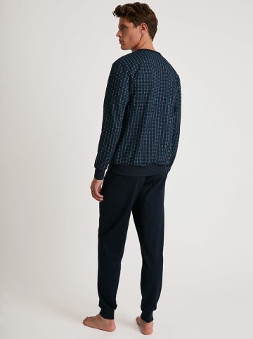 Calida Pyjama donkerblauw