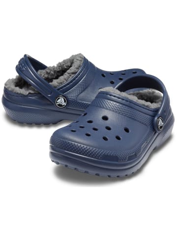 Crocs Chodaki "Classic Lined" w kolorze granatowym