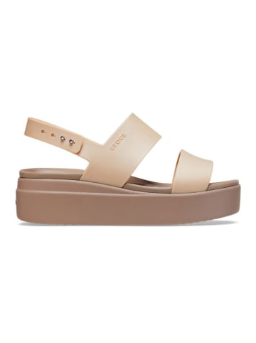 Crocs Sandaletten "Brooklyn" in Beige