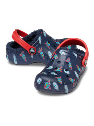 Crocs Chodaki "Baya" w kolorze granatowo-czerwonym
