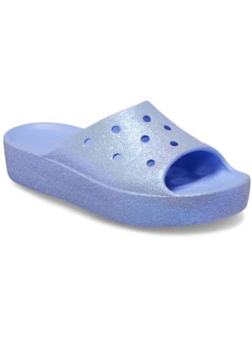 Crocs Klapki "Moon Jelly" w kolorze błękitnym