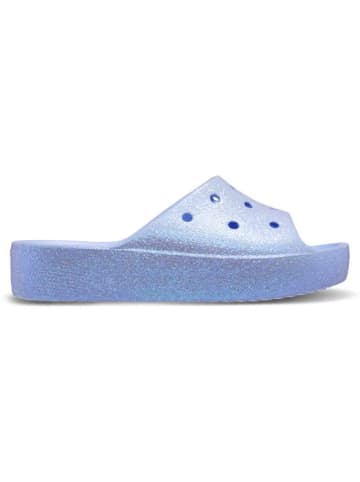 Crocs Klapki "Moon Jelly" w kolorze błękitnym