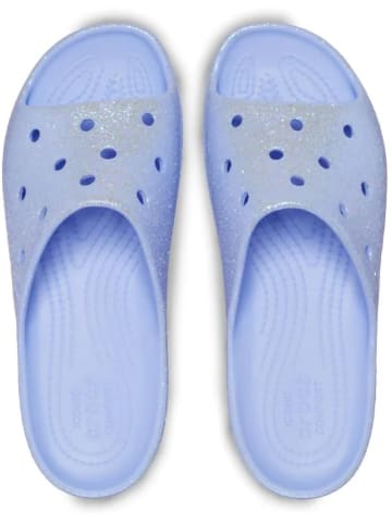 Crocs Klapki "Moon Jelly" w kolorze błękitnym