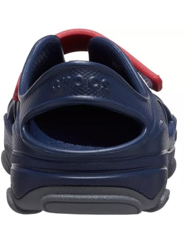 Crocs Slippersy "Terrain Fisherman" w kolorze granatowo-czerwonym