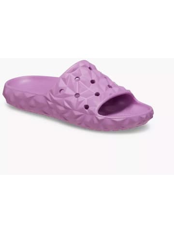 Crocs Pantoletten "Geometric Slide" in Flieder