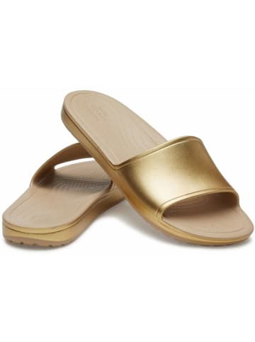Crocs Klapki "Kadee" w kolorze złotym