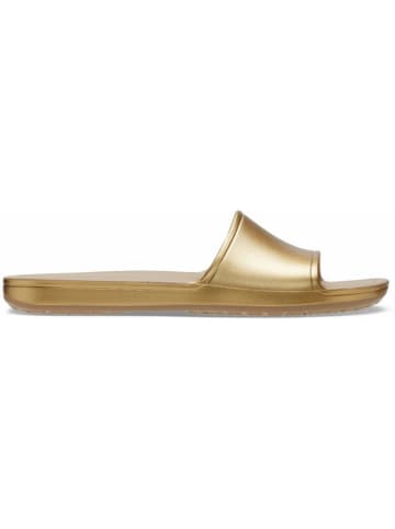 Crocs Slippers "Kadee" goudkleurig