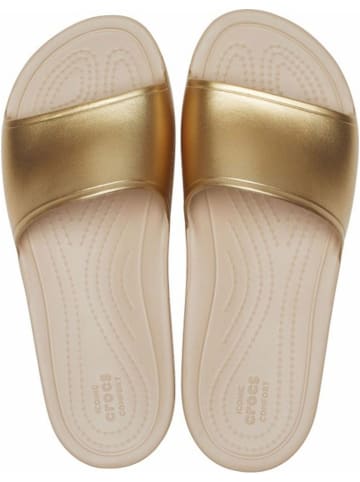 Crocs Klapki "Kadee" w kolorze złotym
