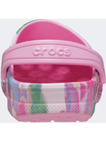 Crocs Chodaki "Baya" w kolorze jasnoróżowym ze wzorem