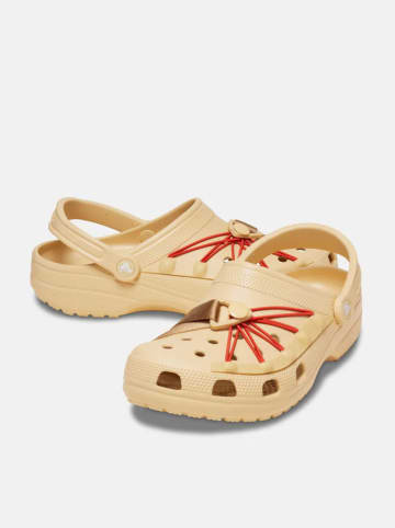 Crocs Chodaki "Classic Webbing" w kolorze beżowym