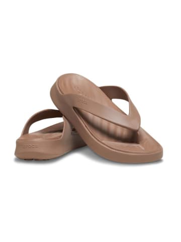 Crocs Zehentrenner "Getaway Flip" in Hellbraun