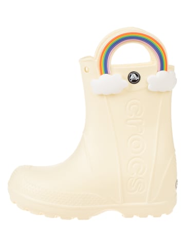 Crocs Gummistiefel in Creme