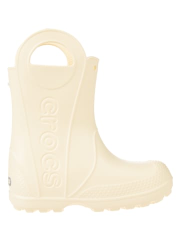 Crocs Gummistiefel in Creme
