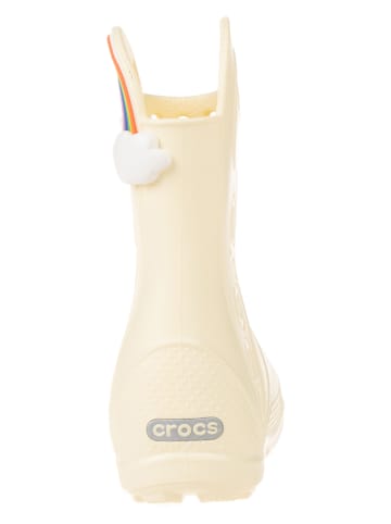 Crocs Gummistiefel in Creme
