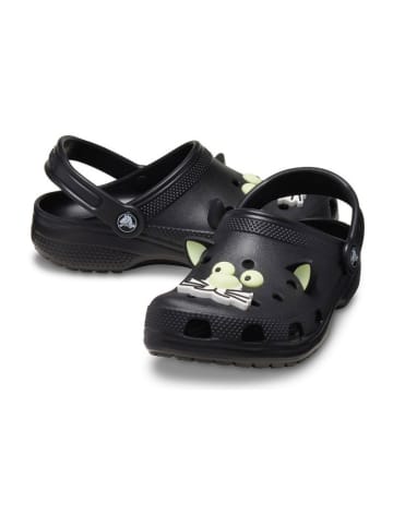 Crocs Chodaki "Glow Black Cat" w kolorze czarnym
