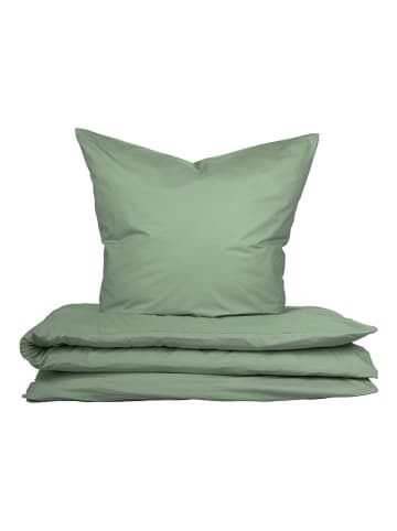 UNCOVER BY SCHIESSER Renforcé beddengoedset "Soho" groen