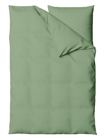 UNCOVER BY SCHIESSER Renforcé beddengoedset "Soho" groen