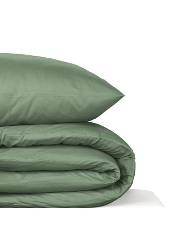 UNCOVER BY SCHIESSER Renforcé beddengoedset "Soho" groen