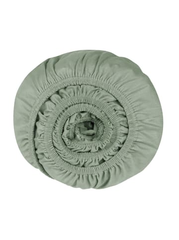 UNCOVER BY SCHIESSER Jersey hoeslaken "New Jersey" lichtgroen