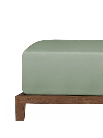 UNCOVER BY SCHIESSER Jersey hoeslaken "New Jersey" lichtgroen