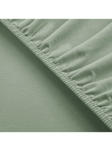 UNCOVER BY SCHIESSER Jersey hoeslaken "New Jersey" lichtgroen